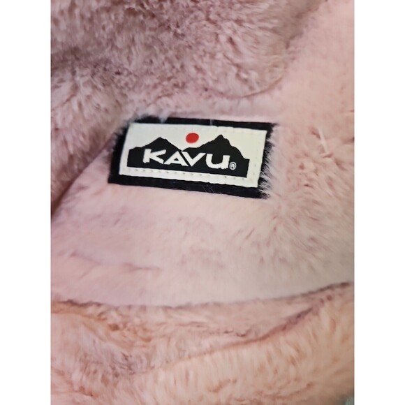 KAVU Fuzz Cub Pink Fuzzy Backpack main image 5
